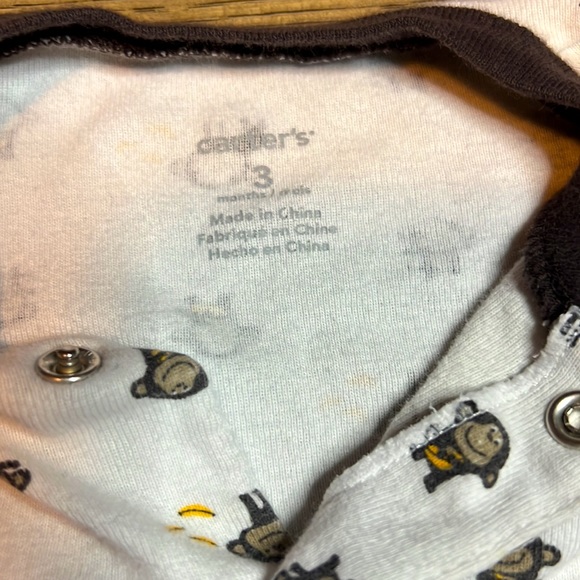 Carters Bananas over Mommy Footed Sleep and Play size 3 Months - Picture 4 of 4